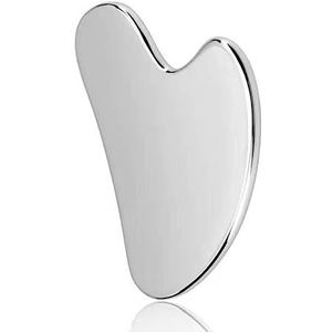 SALFEE Staal Hartvormige Schrapen Plaat Staal Schrapen Blade Gezichtsmassage Stok Guasha Universele