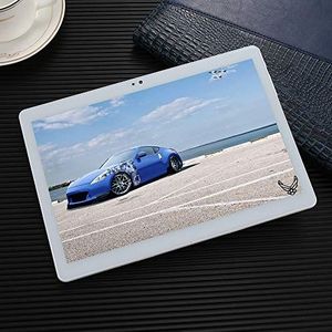 Tablet 10 inch 2GB RAM 32GB ROM Android 10 Tablet PC Quad-Core 1.5GHz processor 1200x800 4G LTE WiFi,2MP + 5MP camera 5000mAh GPS, BT4.2(zilver) Meta Cover