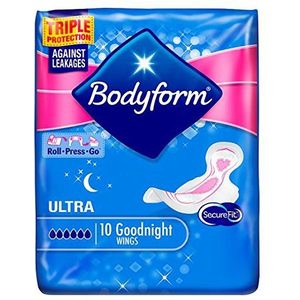 Bodyform Ultra Goodnight Sanitaire Handdoeken 10 Pack