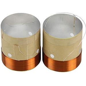 ljhnba Dagboek 38.5MM Speaker Bass Voice Coil, Subwoofer BASS Speaker 8OHM Aluminium Geluid Luchtuitlaat