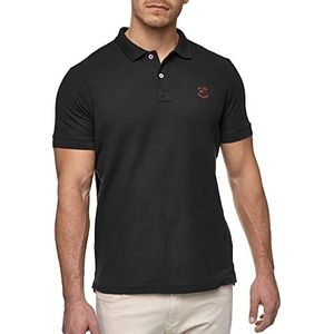 INDICODE Heren Wadim Polo Shirt | Polo shirt van katoen Black XL