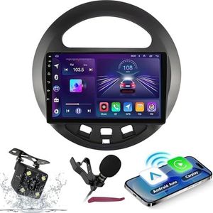 Android 14 Autoradio Navi voor G-eely Panda 2009-2016 9 ""Schermradio met draadloze carplay Android Auto GPS Navigatieondersteuning Bluetooth 5.0 HIFI FM 5G-WiFi SWC MIC-camera,M120s