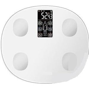 Digitale Weegschaal Met Scherm For Lichaamsvetweegschaal BMI Bluetooth-weegschaal Balance Smart Scales Gemakkelijk Te Gebruiken