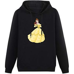 Long Sleeve Hooded Sweatshirt Princess Bella The Beast And Beauty Cotton Blend Hoody L