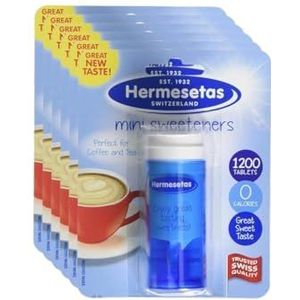Hermesetas Mini zoetstoffen 1200 per verpakking (6 stuks)