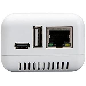 LOYALTY-SECU Bluetooth-netwerkprinteradapter USB-afdrukserver voor USB 2.0-printer LAN-netwerk Print GEEN WiFi