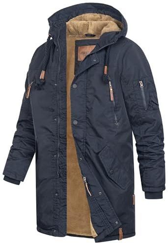 INDICODE JEANS Winterparka 'Bardsley'  navy