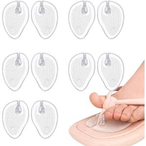 MAEXUS 5 paar siliconen teenslippers teenbescherming antislip gel binnenzool siliconen inlegzolen unisex comfort