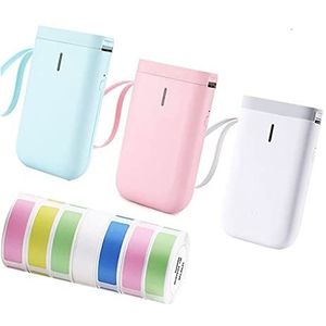 Etiketprinters D11 Draadloze Draagbare Label Printer Mini Thermische Label Maker Machine for Home Office Supermarkt Diy Sieraden woorden cadeau (Color : Green Printer)