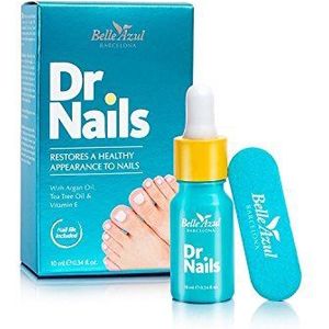 Belle Azul Dr. Schimmelnagelbehandeling & wittere nagels met antibacteriële tea tree olie, arganolie en vitamine E, 10 ml