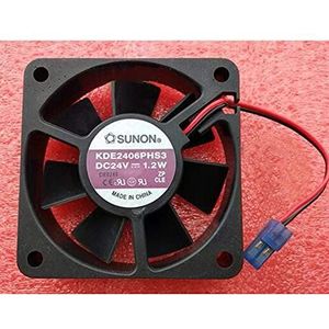 6CM 6015 KDE2406PHS3 DC24V 1.2W 2-wire inverter cooling fan