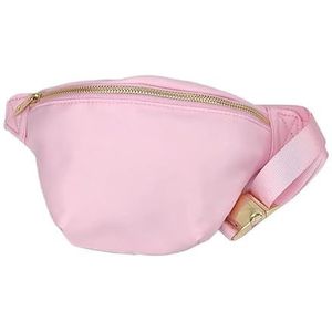 Outdoor nylon heuptas Waterdichte sportriem Heuptasje for hardlopen Marathon Wandelen Fitnesstas (Color : Light pink)