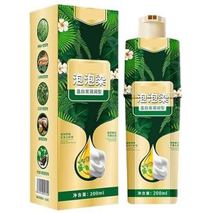 Onmiddellijke Haarkleurshampoo - Zwart - 300 ml - Plantaardige Natuurlijke Ingrediënten