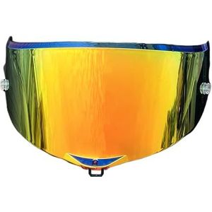 Motorhelm vizier lens, Helmvizier, gezichtsscherm anticondensfolie for AGV PI-STA GPRR PI-STA GPR Corsa-R Helmvizier voorruit (anticondensfolie)(Revo Deep Red-day Use Only)
