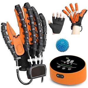 Zelftrainende Revalidatie Robot Handschoen voor Beroerte & Artrose | Draagbare Hand- en Vingertherapie | 5 Intensiteitsniveaus voor Neurologisch Herstel
