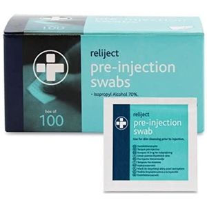 Reliance Medical 742 stippen met afwasbaar voor VOR injecties (100 stuks)