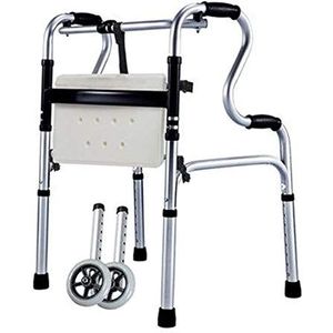 Rollator voor volwassenen Opvouwbare rollators met in hoogte verstelbare zitting Lichtgewicht aluminium rollator voor senioren Decoration