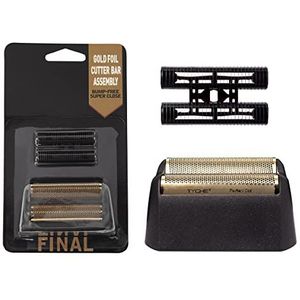 Professionele scheerapparaatvormer vervanging Super Close Gold Foil en Cutter Bar Assembly, Super close scheerbeurt voor professionele kappers en stylisten, compatibel met Wahl 5 Star Series Model