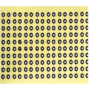 Matte 10000 Dots 3D Scanner Sticker Positioneringsmarkering Handheld Markeerpunten Doelen for Eenvoudiger Scannen voor ondersteunde positionering, kalibratie(2 * 4mm)