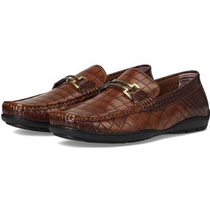 STACY ADAMS Heren Embrey Moc Toe Driver Loafer, Cognac, 10.5 UK, Cognac, 43 EU