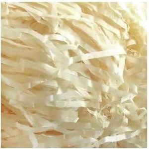 Geraspte Tissue Paper Ivory Shred Hamper Gift Verpakking 20g