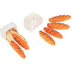 Poppenhuis Miniatuurbrood Poppenhuisbrood 40 Stuks Hoge Simulatie Draagbaar Klein voor Geschenken