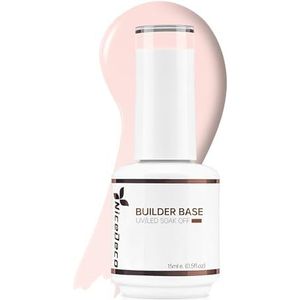Nicedeco Hema Gratis Builder Nail Gel Polish 15ML 8 in 1 wreedheid gratis vegan base versterker harde verlenging gel - 011