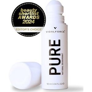 PURE Deodorant Heren Zonder Aluminium | Mataor Geur I XXL 90 ml Biologische Deodorant 71% & Natuurlijke Deodorant 100% Met een Score van 100/100 op Yuka | Bio Roll-On Deodorant