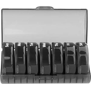 Pillencontainer - Grote Capaciteit - 7 Dagen - 2 Keer per Dag - Draagbaar