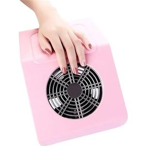 Nagelstofafzuiger 40W nagelstofvacuümcollector Professionele manicureventilator met herbruikbaar filter Silicium handkussen Nagelstofafzuiging Schoon DIY Manicure Beginnersvriendelijk