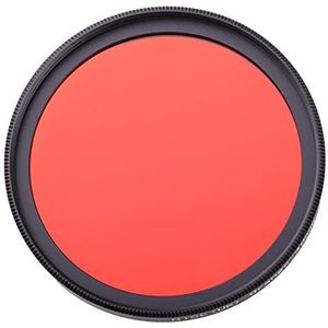 Polarisatiefilter 49/52/55/58/62/67/72/77/82mm Ultra Slim Frame Volledige Grijs Roze Groen Blauw Rood Bruin Kleur Filter Voor DSLR SLR Camera Lens Polarisatiefilters (Kaliber: 67mm, Kleur: Full Oranje)