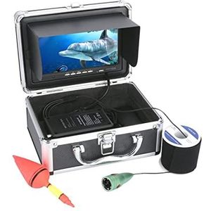 Onderwaterviscamera, 2 0m / 30m / 50m 100 0TVL onderwater visserijvideocameraset 6 PCS LED Lichten met7 ""inch kleurenmonitor(SYF002M-30M)