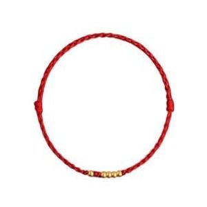 Handgemaakte gelukspaar armbanden rode draad Chinese dierenriem jaar charme accessoires geschikt for armband verjaardagscadeaus feestartikelen(Color:Red 14)