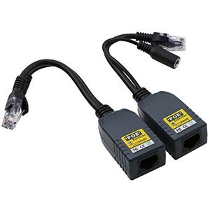 UHPPOTE PoE Splitser Injector Adapter Power Over 4 Kernen Ethernet 100M Netwerk UTP
