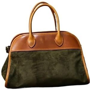 Heren Business Casual Aktetas Grote Capaciteit Schoudertas Messenger Bag for Heren Kantoor Notebook Laptoptas met Meerdere Compartimenten Perfect for Werk en Reizen(Dark Green)