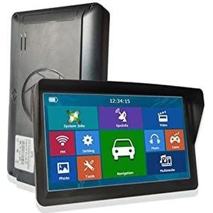 GPS-autonavigatiesysteem, 7"" Hd Auto GPS Navigatie 8G RAM 128-256MB FM Bluetooth Avin Europa Kaart Sat Sat Nav Truck GPS-navigators Voor auto, vrachtwagen, camper(128MB-4Gbluetooth)