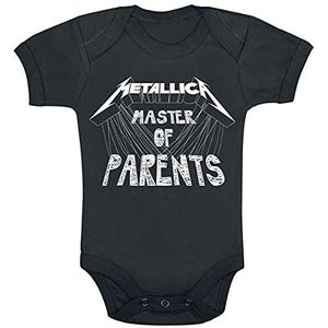 Metallica Kids - Master Of Parents Body zwart 68/74 100% katoen Band merch, Bands, Duurzaamheid