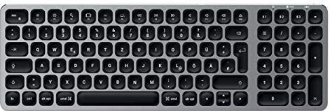 SATECHI - Compact Verlicht Bluetooth Toetsenbord - Draadloos - Layout DE Duits