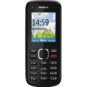 Nokia C1-02 - Mobiele Telefoon - Zwart