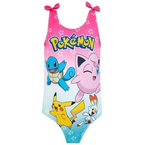 Pokémon Meisjes Badpak Pikachu Zwemkostuum Roze 116
