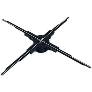 50cm 3D Hologram Projector Ventilator, Led Display Projectors, Lamp Sign Holografische Winkel Bar Mall Reclame Logo Licht Hoge helderheid(50cm-4 blades)