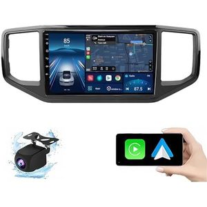 Android 14.0 2 Din Autoradio 9"" Touchscreen Auto Stereo voor Volkswagen Amarok 2016-2020 met Draadloze Carplay Android Auto GPS navigatie AHD Omgekeerd beeld Stuurwielbediening(P1(1G+32G))