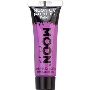 Moon Glow – Intensief Neon UV lichaamskleuren Bodypaint - 12ml violet