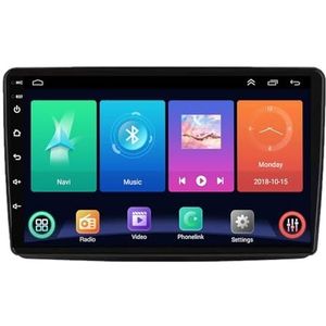 Android 14 2 Din Autoradio voor Fiat Panda 2003-2012 - Steun Carplay Android Auto DSP-9"" Touchscreen Auto Stereo Met Stuurwielbediening WIFI 4G Bluetooth Split-Screen(P2 WIFI 4-Core 1G+32G)