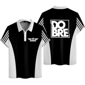 Dobre Brothers Polo Tee Mannen Dames Mode T-shirts Jongens Meisjes Casual Korte Mouw Shirts XXS-5XL, Zwart, 4XL
