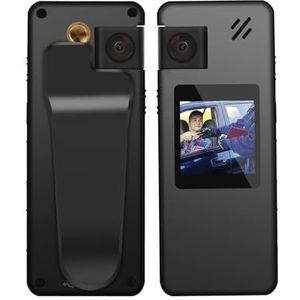 Draagbare DV-camera A32 Volledige 1080P HD Lens Mini Digitale Camera Camcorder 130 Graden Groothoek Nachtzicht Kleine Op het lichaam gemonteerde Cam Sport DV(With 64GB TF Card)