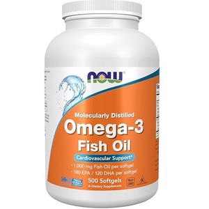 Now Foods Omega-3, Molecularly Distilled 500 softgels