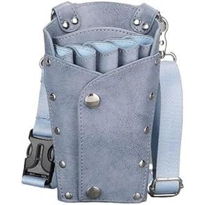 Kapperstas voor uitrusting Haarschaar Holster Pouch Met Schouderriem for Kappers Kapper PU Lederen Schaar Kappers Gereedschapstas Tas Houder Kappers Tas(Color 9)