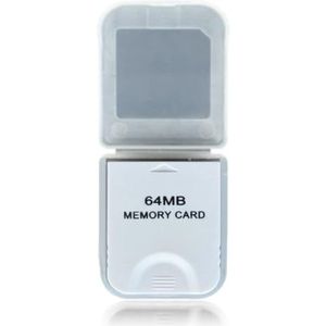 WICAREYO Witte 64M geheugenkaart voor Wii NGC Gamecube Console