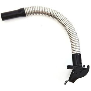 BW® Flexibele schenktuit voor brandstofjerrycan, metaal, 5/10/20 liter, flexibele buis 25 mm voor diesel, zwart RAL 9005, Made in Europe